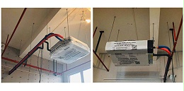 450平方的办公场所，安装空调和热水装下来多少钱