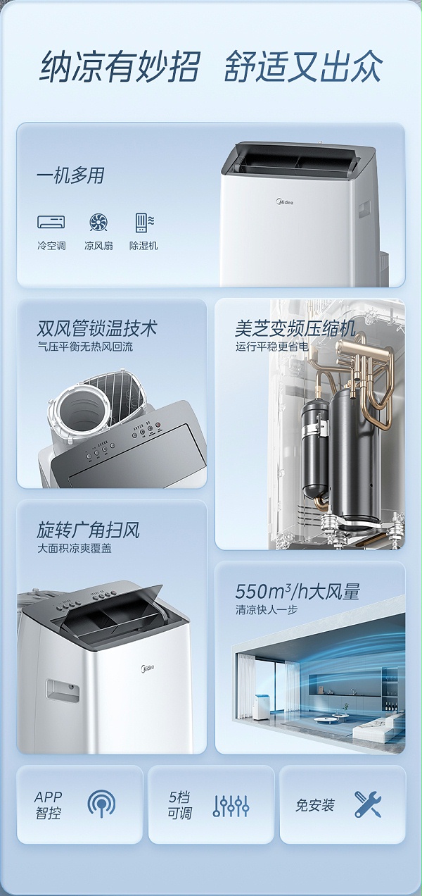 美的移动空调2