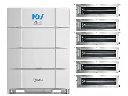 美的中央空调10匹模块机MDV-280(10)W/D2SN1-8U3 V8系列商用机