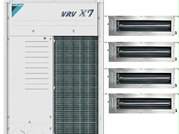 大金DAIKIN中央空调商用VRV X系列 大金多联机 天花机 风管机RUXYQ18BA